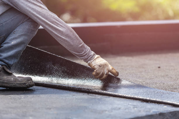 Professional Waterproofing technician working in Morrice, MI